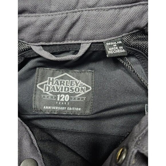 Harley-Davidson Men's 120TH Anniversary Operative Riding Shirt Jacket - Picture 9 of 11